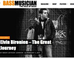 “The great journey” Bass musician magazine